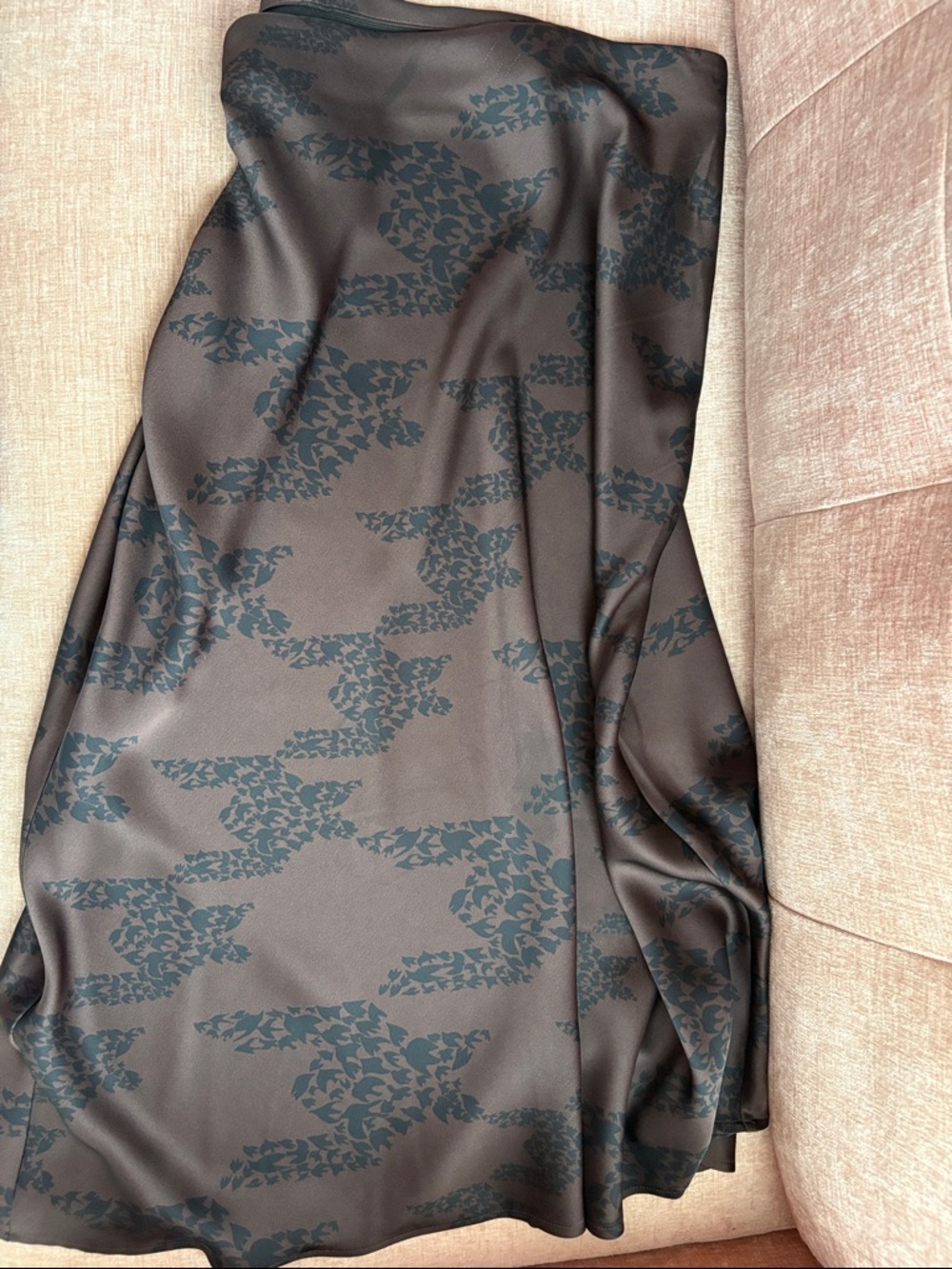 Worthington Brown and Black Patterned Skirt